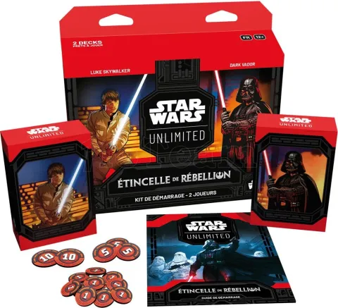 Photo de Jeu - Star Wars Unlimited : Etincelle de Rebellion (Starter pour 2 joueurs) (Fr)
