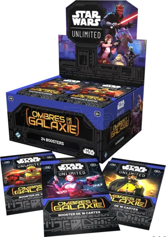 Photo de Jeu - Star Wars Unlimited : Ombres de la Galaxie (Display 24 Boosters) (Fr)