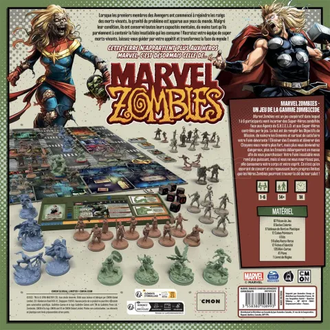 Photo de Jeu - Zombicide : Marvel Zombies (Undead Avengers)