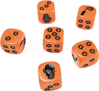 Photo de Jeu Zombicide Set de Dés Orange