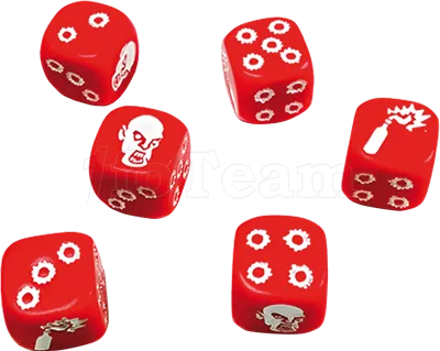 Photo de Jeu Zombicide Set de Dés Rouge