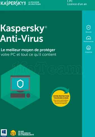 Photo de Kaspersky Antivirus - 1 appareil / 1 an (OEM)