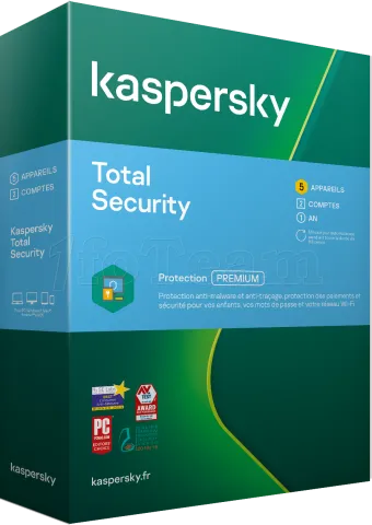 Photo de Kaspersky Total Security - 5 appareils / 1 an