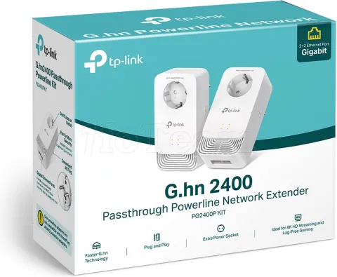 Photo de Kit 2x Adaptateurs CPL TP-Link Powerline PG2400P