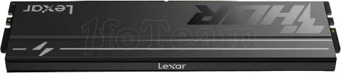 Photo de Kit Barettes mémoire 16Go (2x8Go) DIMM DDR5 Lexar Thor 2nd Gen 6000MHz CL38 (Noir)
