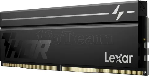 Photo de Kit Barettes mémoire 16Go (2x8Go) DIMM DDR5 Lexar Thor 2nd Gen 6000MHz CL38 (Noir)