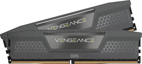 Photo de Kit Barettes mémoire 32Go (2x16Go) DIMM DDR5 Corsair Vengeance 6000MHz (Noir)