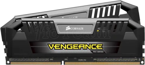 Photo de Kit Barrette mémoire 16Go (2x8Go) RAM DDR3 Corsair Vengeance Pro PC3-12800 (1600MHz) (Noir)