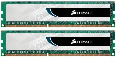 Photo de Kit Barrette mémoire RAM DDR3 8Go (2x4Go) Corsair Value Select PC12800 (1600MHz)