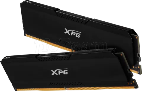 Photo de Kit Barrettes mémoire 16Go (2x8Go) DIMM DDR4 Adata XPG GammiX D20  3200Mhz (Noir)