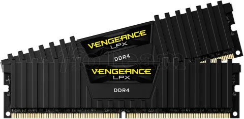 Photo de Kit Barrettes mémoire 16Go (2x8Go) DIMM DDR4 Corsair Vengeance LPX  4000Mhz (Noir) CL18