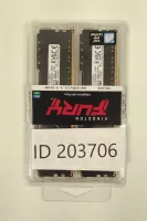 Photo de Kit Barrettes mémoire 16Go (2x8Go) DIMM DDR4 Kingston Fury  3200Mhz (Noir) - SN 2244 0000009645871-P004142/45 - ID 203706