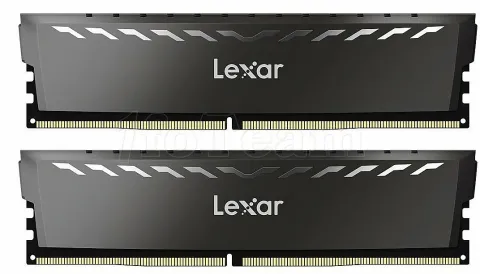 Photo de Kit Barrettes mémoire 16Go (2x8Go) DIMM DDR4 Lexar Thor  3200Mhz (Noir)