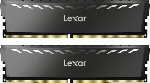 Photo de Kit Barrettes mémoire 16Go (2x8Go) DIMM DDR4 Lexar Thor 3600Mhz (Noir)