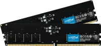 Photo de Kit Barrettes mémoire 16Go (2x8Go) DIMM DDR5 Crucial 4800MHz (Noir)
