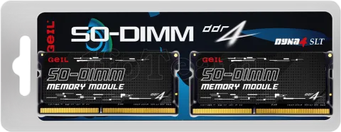 Photo de Kit Barrettes mémoire 16Go (2x8Go) SODIMM DDR4 GeIL 3200Mhz (Noir)