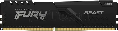 Photo de Kit Barrettes mémoire 32Go (2x16Go) DIMM DDR4 Kingston Fury Beast  3600Mhz (Noir)