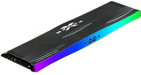 Photo de Kit Barrettes mémoire 32Go (2x16Go) DIMM DDR4 Silicon Power XPower Zenith RGB 3200Mhz (Noir)