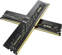 Photo de Kit Barrettes mémoire 32Go (2x16Go) DIMM DDR5 Adata XPG AICore 7200MHz ECC Registered (Noir)