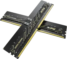 Photo de Kit Barrettes mémoire 32Go (2x16Go) DIMM DDR5 Adata XPG AICore 7200MHz ECC Registered (Noir)