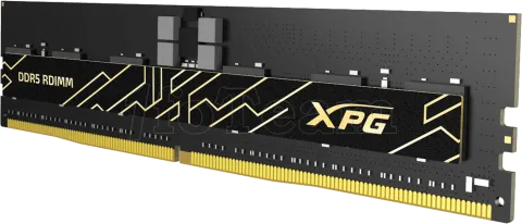 Photo de Kit Barrettes mémoire 32Go (2x16Go) DIMM DDR5 Adata XPG AICore 7200MHz ECC Registered (Noir)