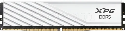 Photo de Kit Barrettes mémoire 32Go (2x16Go) DIMM DDR5 Adata XPG Lancer Blade  5600MHz (Blanc)