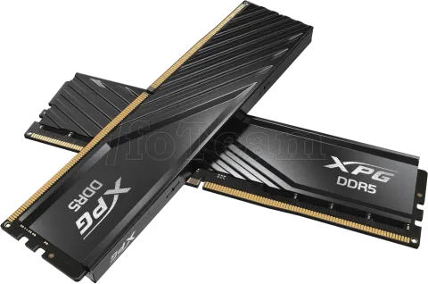 Photo de Kit Barrettes mémoire 32Go (2x16Go) DIMM DDR5 Adata XPG Lancer Blade  6000MHz (Noir)