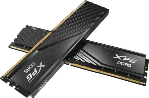Photo de Kit Barrettes mémoire 32Go (2x16Go) DIMM DDR5 Adata XPG Lancer Blade 6000MHz (Noir)