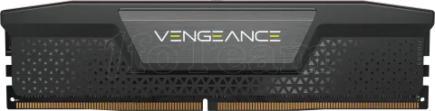 Photo de Kit Barrettes mémoire 32Go (2x16Go) DIMM DDR5 Corsair Vengeance  5200MHz CL40 (Noir)