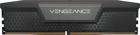 Photo de Kit Barrettes mémoire 32Go (2x16Go) DIMM DDR5 Corsair Vengeance  5600MHz CL40 (Noir)