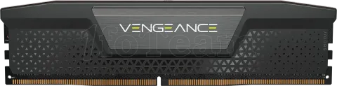 Photo de Kit Barrettes mémoire 32Go (2x16Go) DIMM DDR5 Corsair Vengeance 6000MHz (Noir)