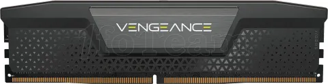 Photo de Kit Barrettes mémoire 32Go (2x16Go) DIMM DDR5 Corsair Vengeance  6400MHz (Noir)