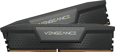 Photo de Kit Barrettes mémoire 32Go (2x16Go) DIMM DDR5 Corsair Vengeance  7200MHz (Noir)