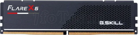 Photo de Kit Barrettes mémoire 32Go (2x16Go) DIMM DDR5 G.Skill Flare X5 6000MHz AMD Expo (Noir)