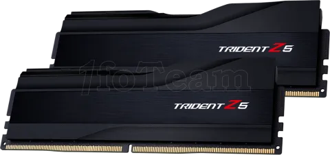 Photo de Kit Barrettes mémoire 32Go (2x16Go) DIMM DDR5 G.Skill Trident Z5  5600MHz (Noir)