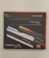 Photo de Kit Barrettes mémoire 32Go (2x16Go) DIMM DDR5 G.Skill Trident Z5 Neo RGB 6000MHz (Noir) AMD - SN 24141661263/64 - ID 205548