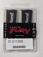 Photo de Kit Barrettes mémoire 32Go (2x16Go) DIMM DDR5 Kingston Fury Beast RGB 5600MHz (Noir) - SN 2401 0000010245269-O000188/89 - ID 211289