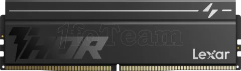 Photo de Kit Barrettes mémoire 32Go (2x16Go) DIMM DDR5 Lexar Thor 2nd Gen 6000MHz CL38 (Noir)
