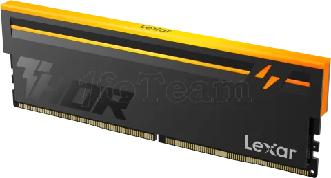 Photo de Kit Barrettes mémoire 32Go (2x16Go) DIMM DDR5 Lexar Thor 2nd Gen RGB 6000MHz (Noir)