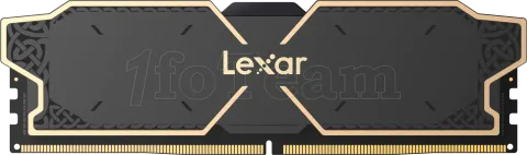 Photo de Kit Barrettes mémoire 32Go (2x16Go) DIMM DDR5 Lexar Thor OC 6000MHz (Noir)