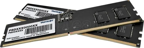 Photo de Kit Barrettes mémoire 32Go (2x16Go) DIMM DDR5 Patriot Signature Line 5600MHz (Noir)