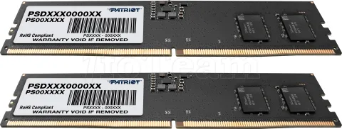 Photo de Kit Barrettes mémoire 32Go (2x16Go) DIMM DDR5 Patriot Signature Line 5600MHz (Noir)