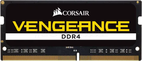 Photo de Kit Barrettes mémoire SODIMM DDR4 16Go (2x8Go) Corsair Vengeance  3200Mhz (Noir)