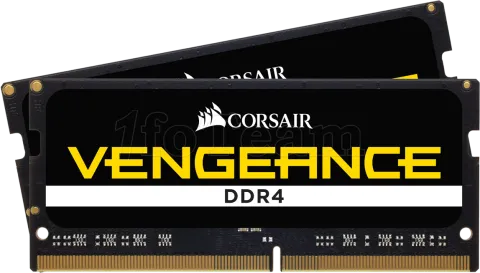 Photo de Kit Barrettes mémoire SODIMM DDR4 32Go (2x16Go) Corsair Vengeance LPX  3200Mhz (Noir)