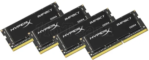 Photo de Kit Barrettes mémoire SODIMM DDR4 Kingston HyperX Impact  2133Mhz 16Go (2x8Go) (Noir)