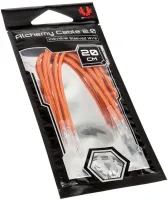 Photo de Kit de câbles alimentation Bitfenix Alchemy 2.0 5x20cm (Orange) -- Id : 158807
