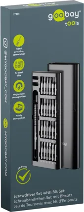 Photo de Kit de Tournevis de précision Goobay 48 pièces