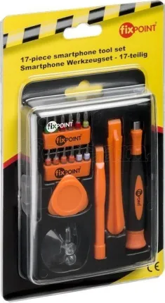 Photo de Kit d'outils pour réparation de smartphones FixPoint 17 pièces Grade S2