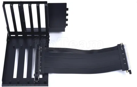 Photo de Kit Riser PCIe 4.0 16X Lian-Li pour O11 Dynamic XL avec support vertical et nappe 20cm (Noir)