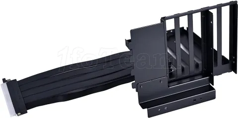 Photo de Kit Riser PCIe 4.0 16X Lian-Li pour O11 Dynamic XL avec support vertical et nappe 20cm (Noir)